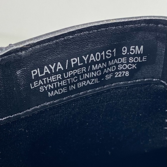 Steve Madden Playa Black Leather Slip On Heeled Mules Slides Silver Tips 9.5 - Picture 5 of 10